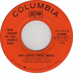 New Riders Of The Purple Sage : Dim Lights, Thick Smoke (and Loud, Loud Music)